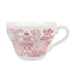 Churchill Vintage Prints Willow Georgian Teacup Cranberry 200ml (12 Pack)