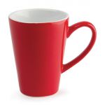 Olympia Cafe Latte Cup Red - 340ml 11.5fl oz (Box 12) (Pack of 12)