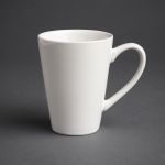 Olympia Cafe Latte Cup White 340ml 11.5fl oz (12 Pack)