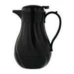 Olympia Insulated Swirl Jug Black 2Ltr