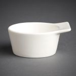 Olympia Lumina Winged Ramekin Dish White 70mm (6 pack)