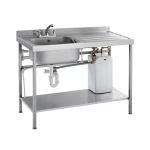 Parry Stainless Steel Fully Assembled Sink Right Hand Drainer