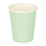 Fiesta Recyclable Coffee Cups Single Wall Turquoise 225ml / 8oz (1000 Pack)