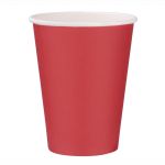 Fiesta Recyclable Single Wall Takeaway Coffee Cups Red 340ml / 12oz