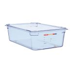 Araven ABS Food Storage Container Blue GN 1/1 150mm