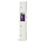 Elite Four Door 450mm Deep Lockers White