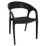 Bolero PP Rattan Wraparound Armchairs (Pack of 4)