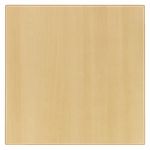 Werzalit Pre-drilled Square Table Top  Planked Beech 800mm
