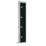 Elite Four Door 450mm Deep Lockers Black