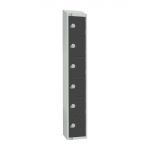 Elite Six Door 300mm Deep Lockers Graphite Grey