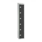 Elite Six Door 300mm Deep Lockers Graphite Grey