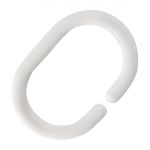 Mitre Essentials May Plastic Shower Curtain Ring (12 pack)