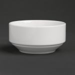 Royal Porcelain Classic White Stackable Soup Bowl 110mm (12 pack)