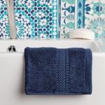 Mitre Essentials Nova Towels Navy