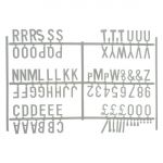 Beaumont Peg Board Lettering 20mm White (Pack of 6)