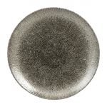 Churchill Studio Prints Raku Coupe Plates Quartz Black 217mm (Pack of 12)