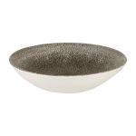 Churchill Studio Prints Raku Round Coupe Bowls Quartz Black 182mm (Pack of 12)