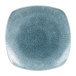 Churchill Studio Prints Raku Rectangular Plates Topaz Blue 215mm (12 Pack)
