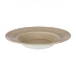 Churchill Stonecast Patina Antique Round Wide Rim Bowls Taupe 280mm