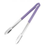 Hygiplas Colour Coded Serving Tong Purple - 405mm