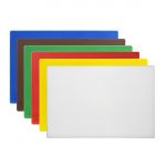Hygiplas Low Density Antibacterial Chopping Board Set 450x300x10mm (6 pack)