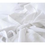 Mitre Comfort Langley Bathrobe Belt White (Pack of 10)
