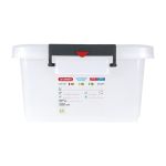 Araven Food Storage Container with Lids and Colour Coded Clips