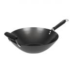 Kitchen Craft Non Stick Flat Base Wok 356mm