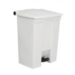 Rubbermaid Step-On Pedal Bin White 68Ltr
