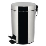 Bolero Stainless Steel Pedal Bin 3ltr