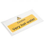 Vogue Caution Very Hot Water Sign