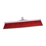 SYR Hygiene Broom Head Stiff Bristle Red