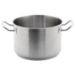 Vogue Stainless Steel Stew Pan 7Ltr