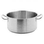 Vogue Stainless Steel Stew Pan 12.5Ltr