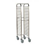 Matfer Bourgeat Full Gastronorm Racking Trolley 20 Shelves