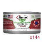 Sterno Green Ethanol Gel Chafing Fuel 2 Hour (Pack of 144)