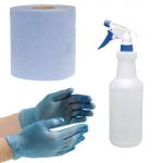 Vogue Cleaning Set Blue