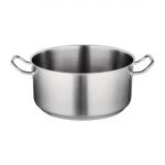 Vogue Stainless Steel Casserole Pan 28cm