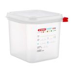 Araven Polypropylene 1/6 Gastronorm Food Containers 2.6Ltr (4 pack)