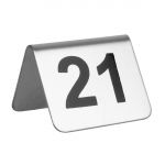 Olympia Stainless Steel Table Numbers 21-30 (Pack of 10)