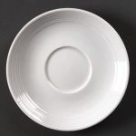 Olympia Linear Stacking Saucers White 60mm (12 Pack)