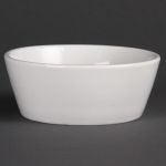 Olympia Whiteware Sloping Edge Bowls 120mm (12 Pack)