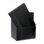 Securit Contemporary Menu Covers and Storage Box A4 Black (20 pack)