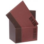 Securit Contemporary Menu Covers and Storage Box A4 Bordeaux (20 pack)