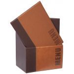 Securit Contemporary Menu Covers and Storage Box A4 Tan (20 pack)