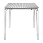 Bolero Square Stacking Table Stainless Steel 700mm