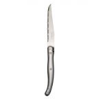 Laguiole Serrated Steak Knife Stainless Steel Handle (6 Pack)