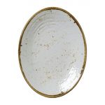 Steelite Craft Melamine Oval Plates White 260mm (6 Pack)
