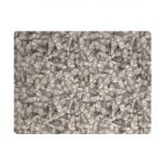 Steelite Modern Twist Silicone Placemat Black Grey Hatch 305x400mm (12 Pack)