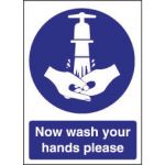 Vogue Now Wash Your Hands Sign